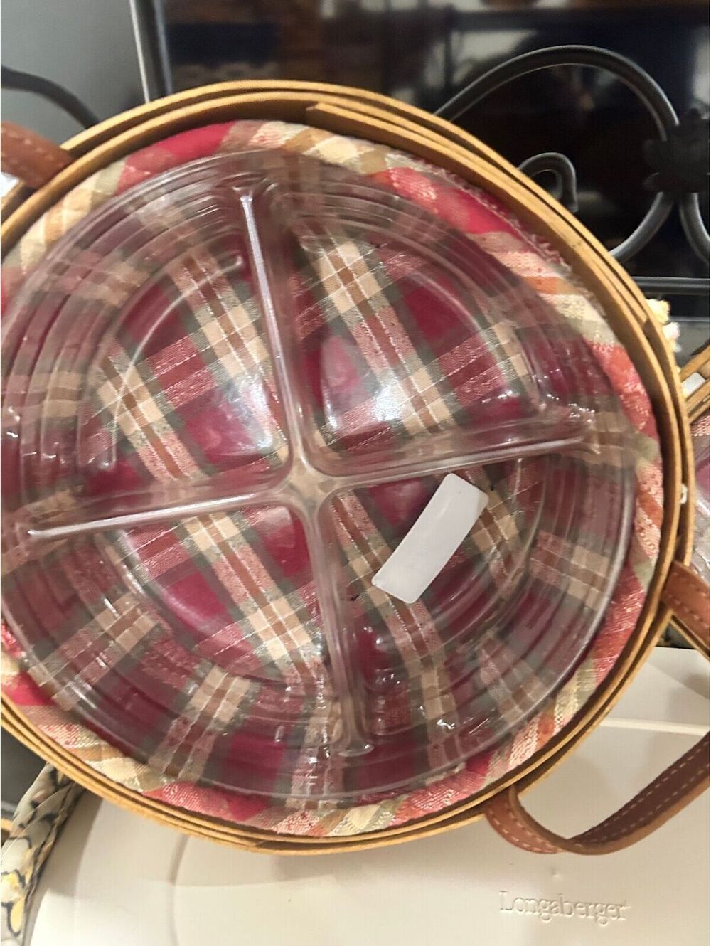 Longaberger darning basket set